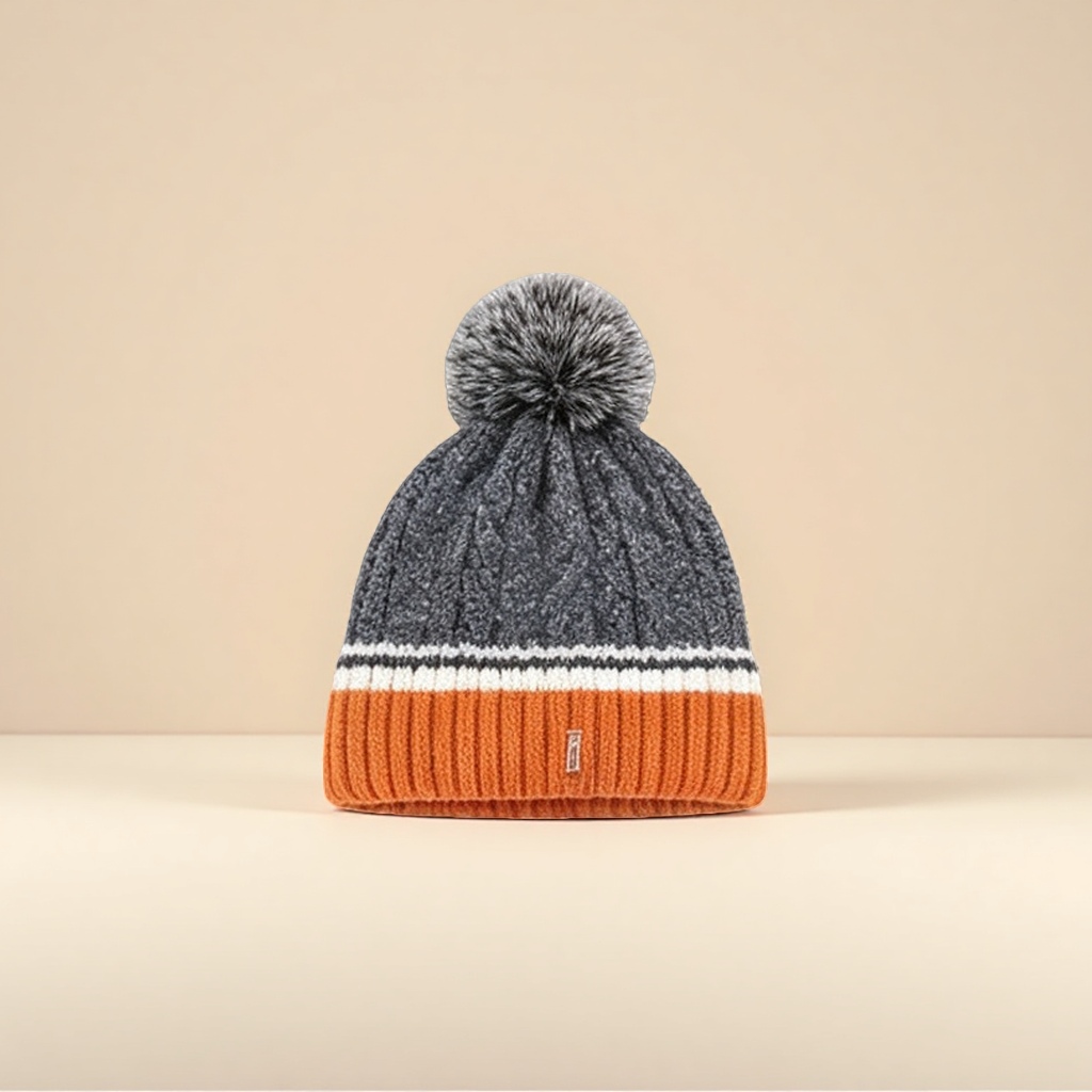 Knitted hat, warm woolen hat, suitable for both men and women in winter, casual and versatile details Picture