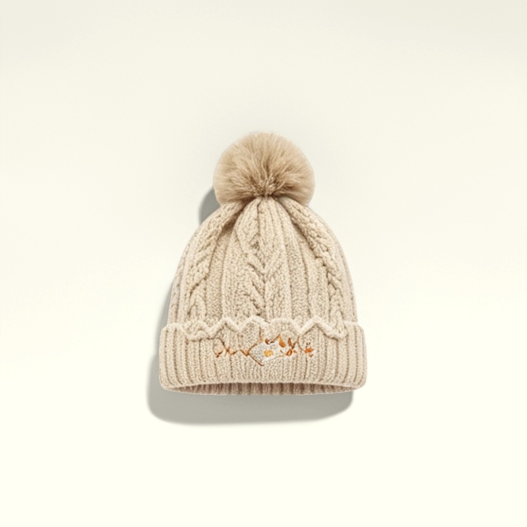 This knitted cap is made of pure cotton, soft and breathable, suitable for all seasons, and is a simple and casual style details Picture
