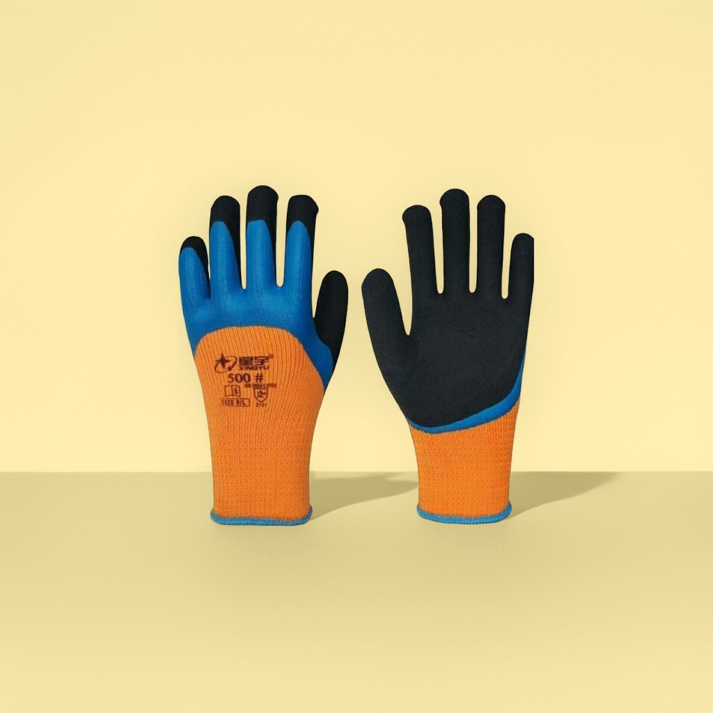 Thickened anti-slip and wear-resistant protective gloves for labor protection Specification image