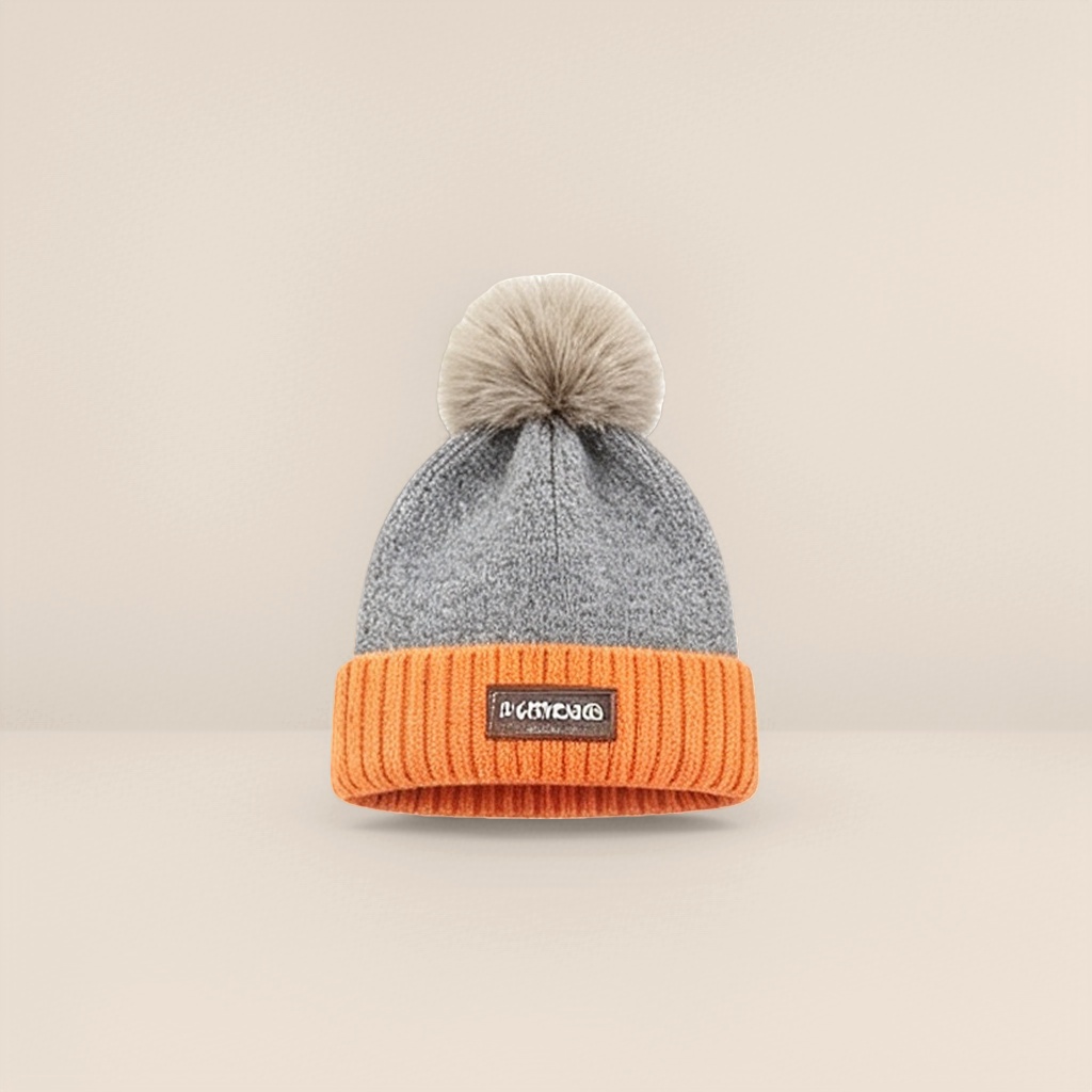 A warm knitted woolen hat for women, a versatile Korean-style woolen knitted hat for autumn and winter Specification image