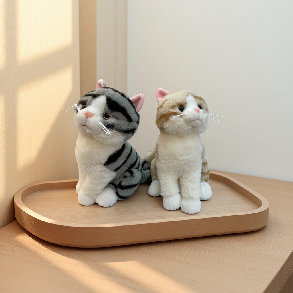 Peluche juguete gato modelo largo peluche piernas cortas adorable apazentador acompañante regalo para niños Application Scenario