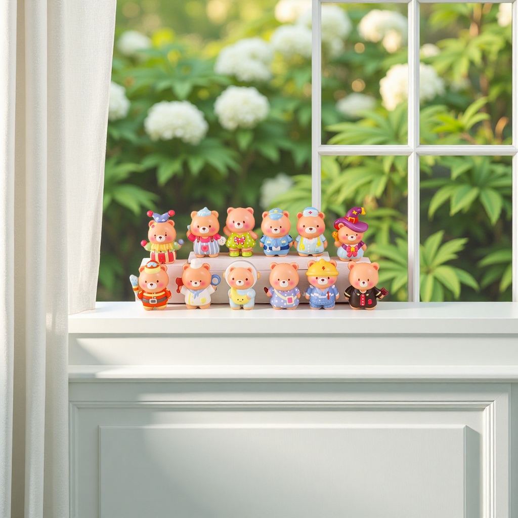 Cute bear dolls, plush toys, throw pillows, children's gifts, soft and adorable bedroom decorations
