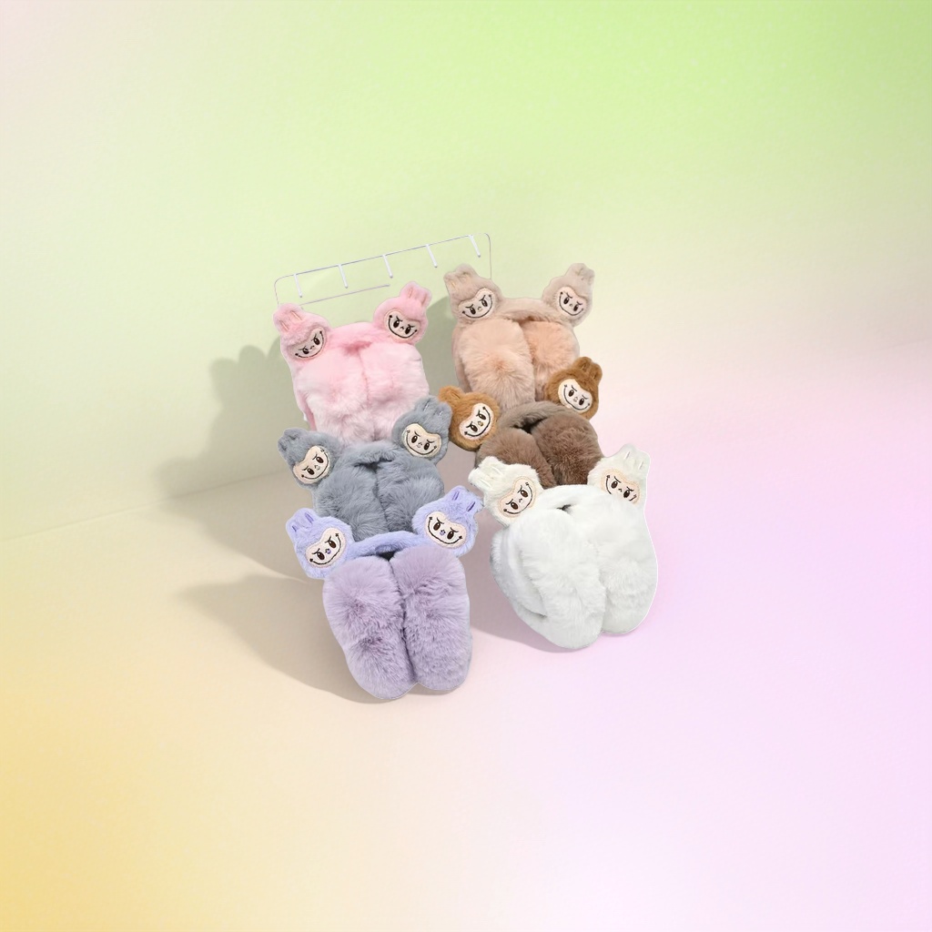 Thickened plush ear cups for winter cold protection, ear care and warmth retention details Picture