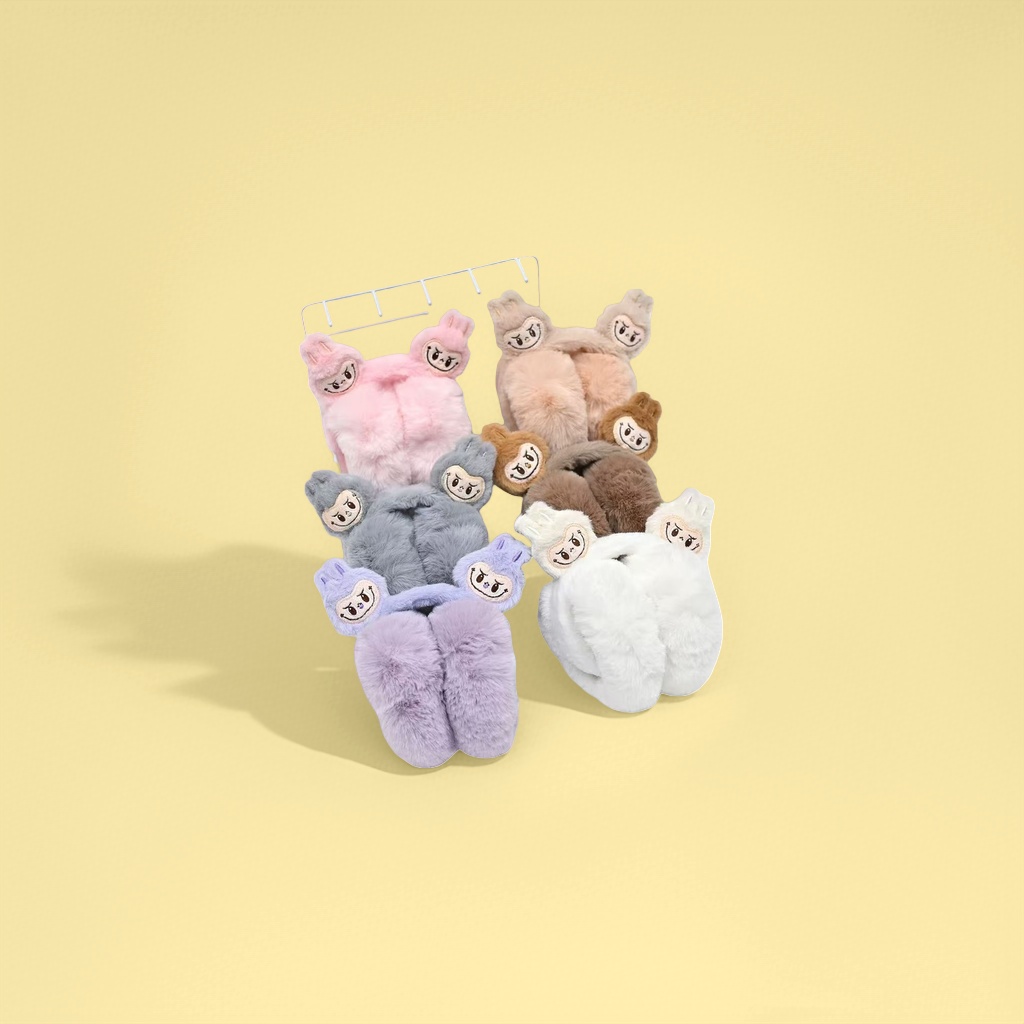 Thickened plush ear cups for winter cold protection, ear care and warmth retention Specification image