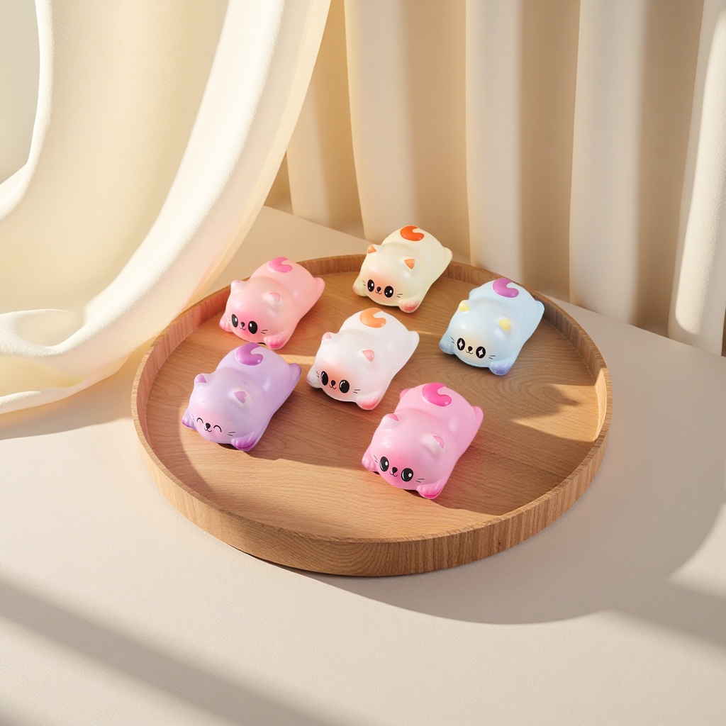 Cute cat-shaped plush toys, adorable pet ornaments, excellent gifts Application Scenario
