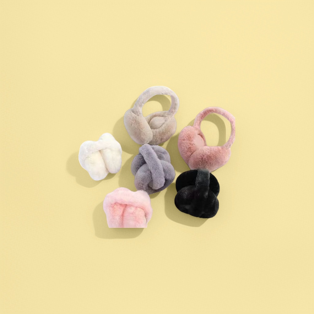 Thickened plush ear cups for warmth, winter cold-proof ear cups details Picture