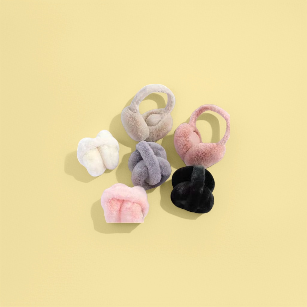 Thickened plush ear cups for warmth, winter cold-proof ear cups