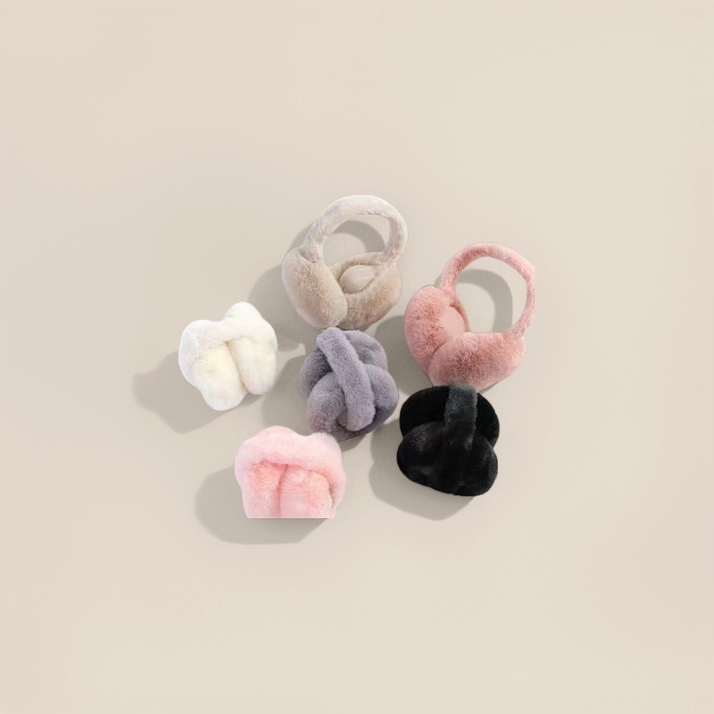 Thickened plush ear cups for warmth, winter cold-proof ear cups Specification image