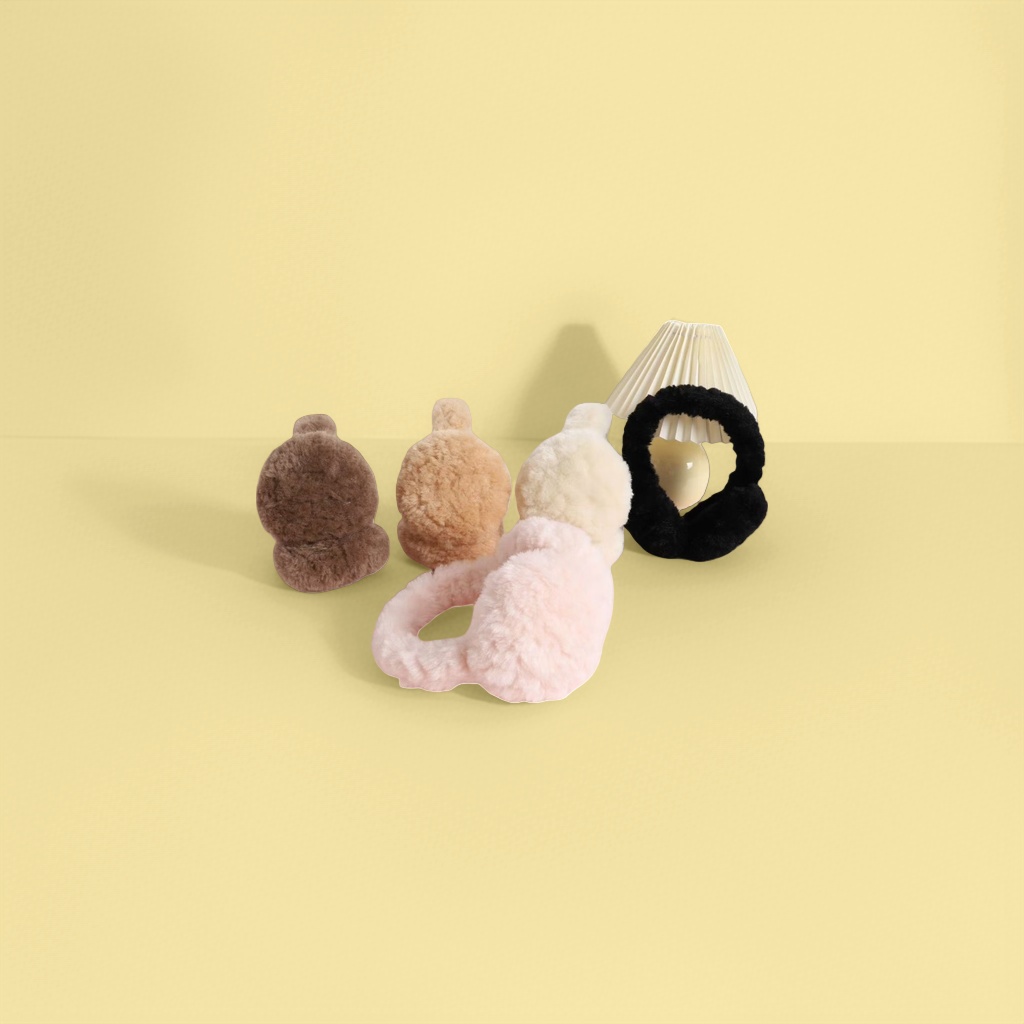 Soft and skin-friendly solid-color ear protectors are suitable for both indoor and outdoor use in winter