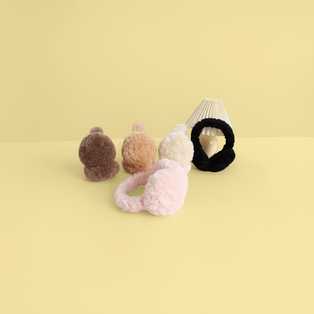 Soft and skin-friendly solid-color ear protectors are suitable for both indoor and outdoor use in winter details Picture