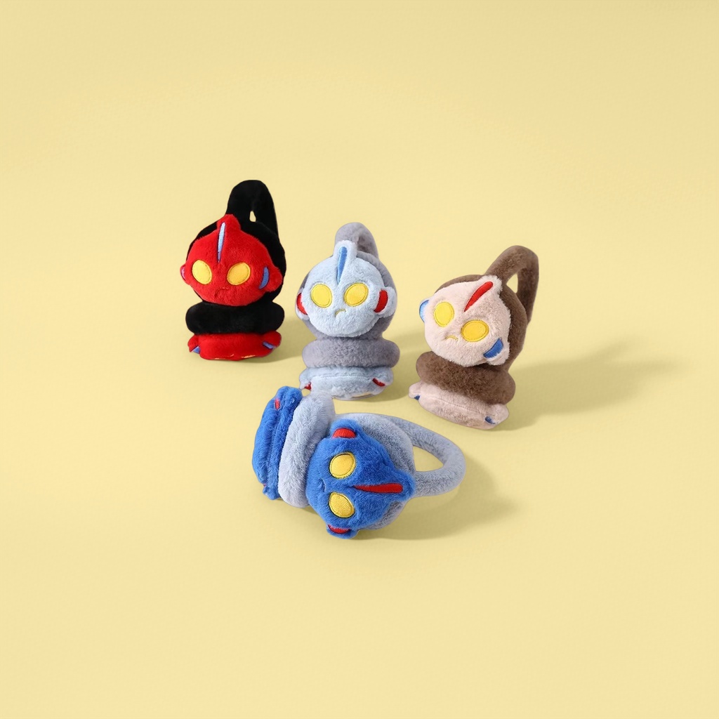 The plush toy ear cups are warm and cute. The plush ear covers can keep you warm in winter details Picture