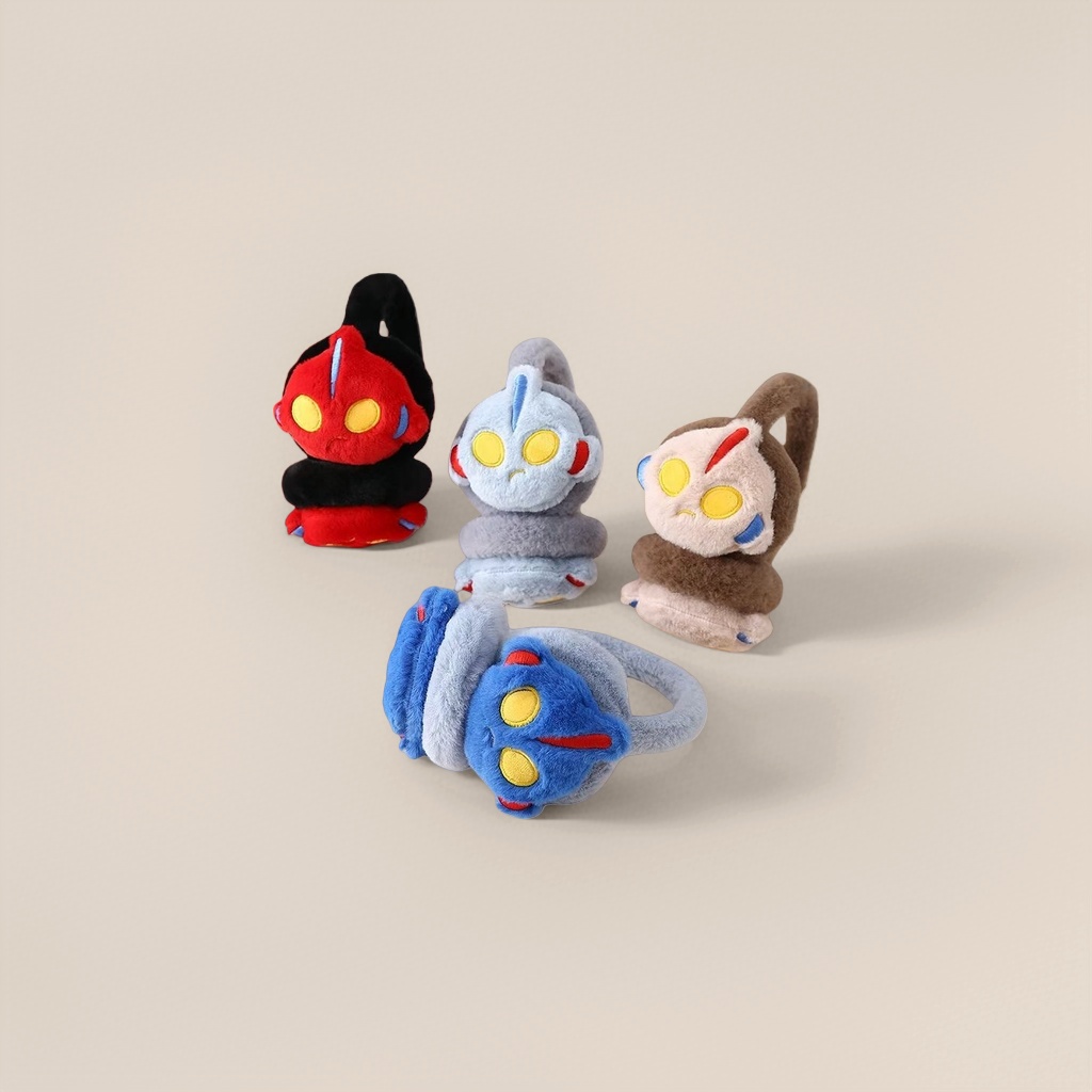 The plush toy ear cups are warm and cute. The plush ear covers can keep you warm in winter Specification image