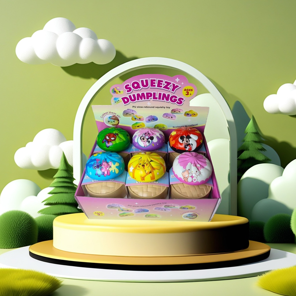 Squeezy Dumplings挤压玩具仿真饺子解压玩具