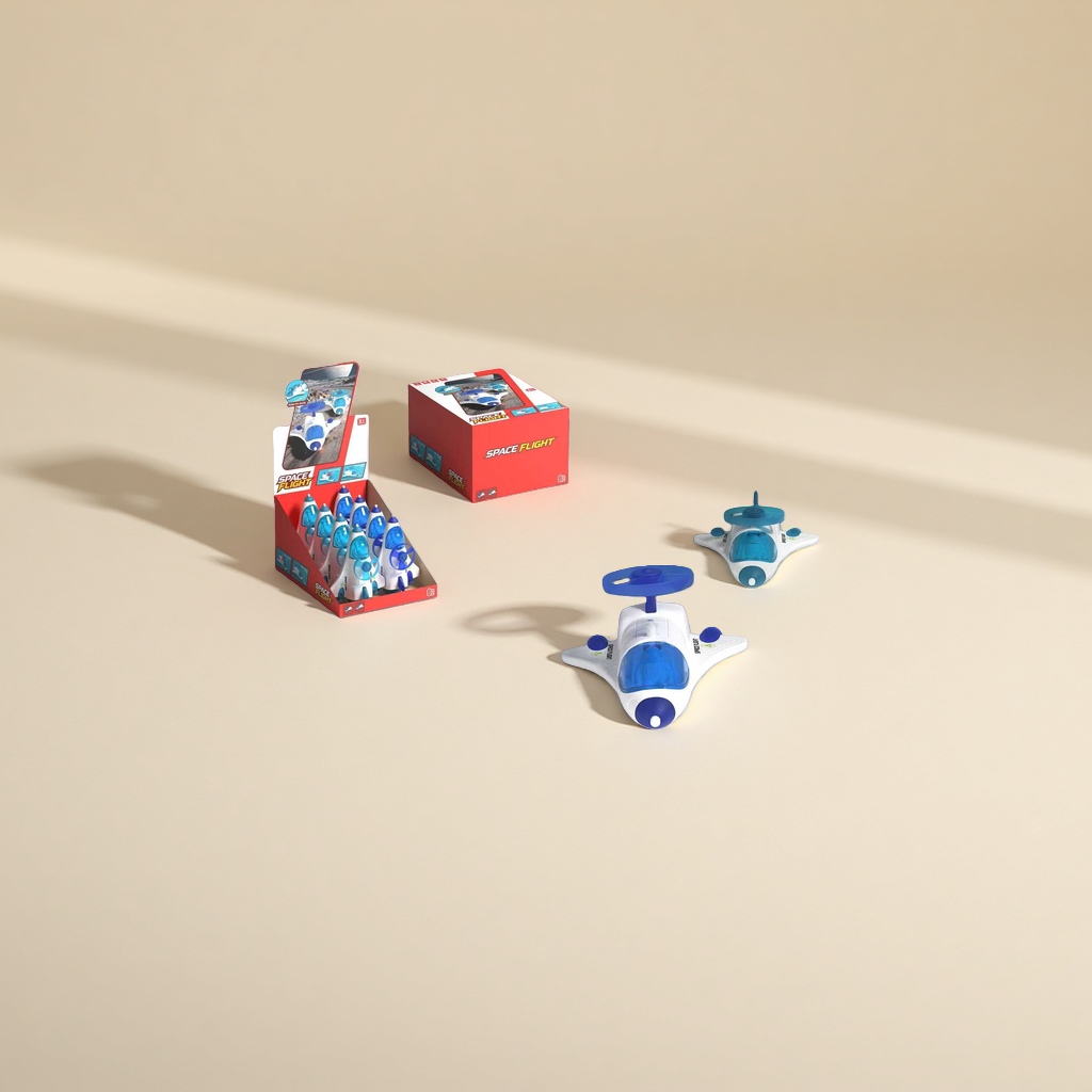 Spaceship toy, children's educational space model, movable, rotating and glowing Application Scenario