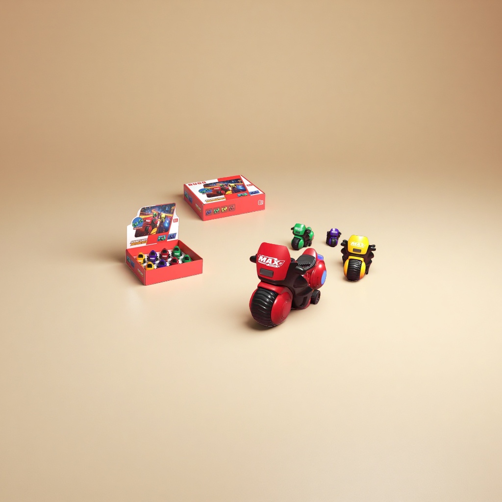 Children's electric motorcycle toy simulation remote control, riding with lights and music