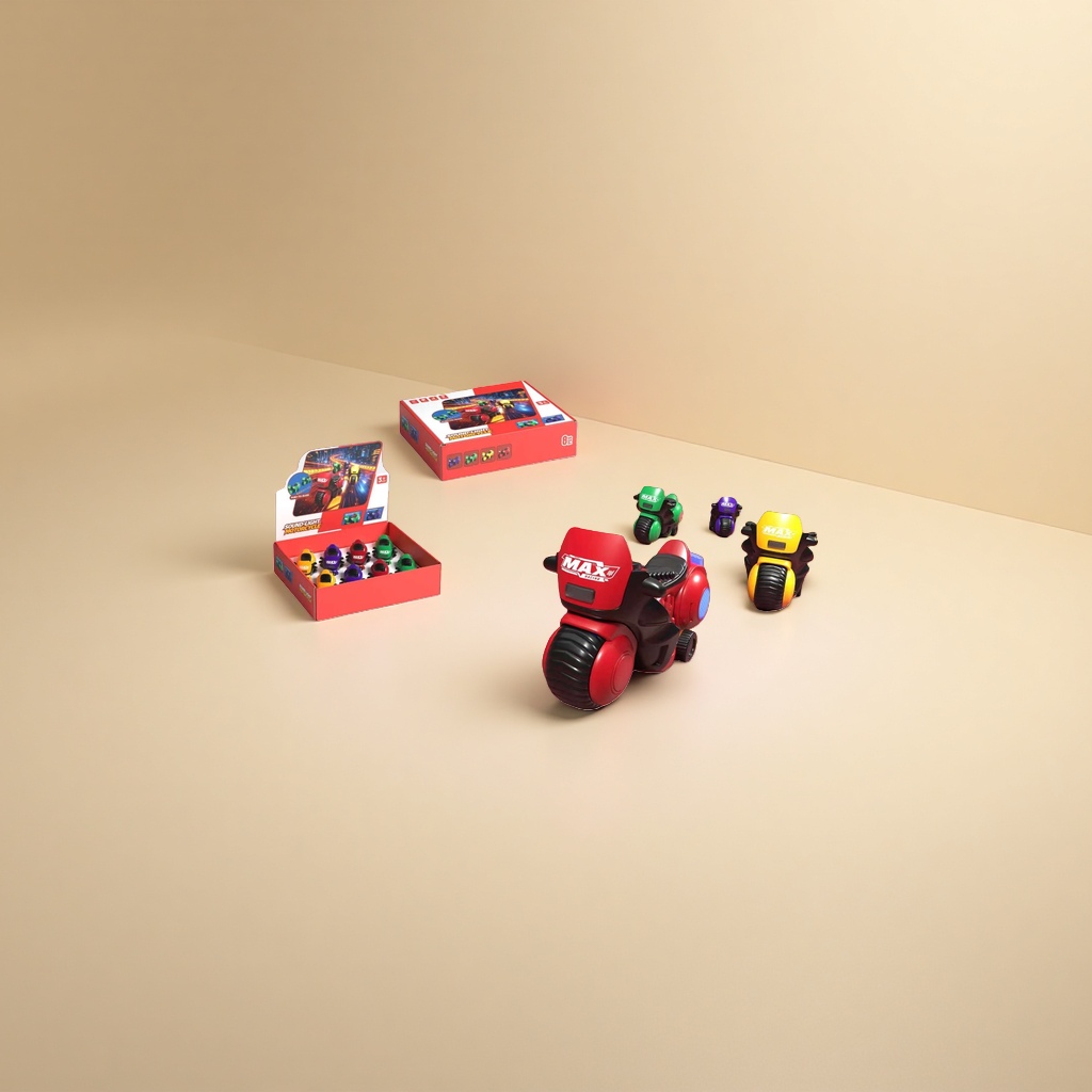 Children's electric motorcycle toy simulation remote control, riding with lights and music Application Scenario