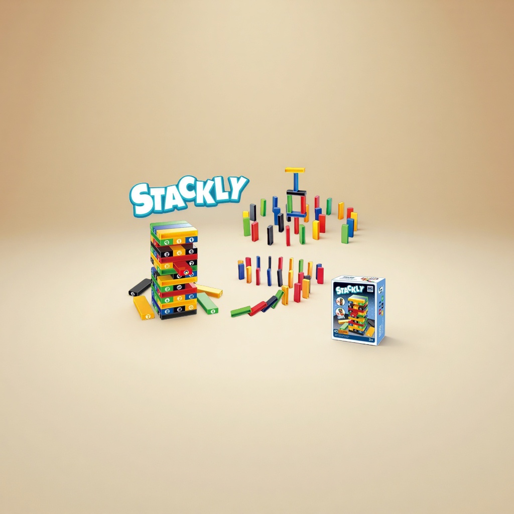 STACKLY积木玩具套装创意拼搭益智儿童男孩女孩