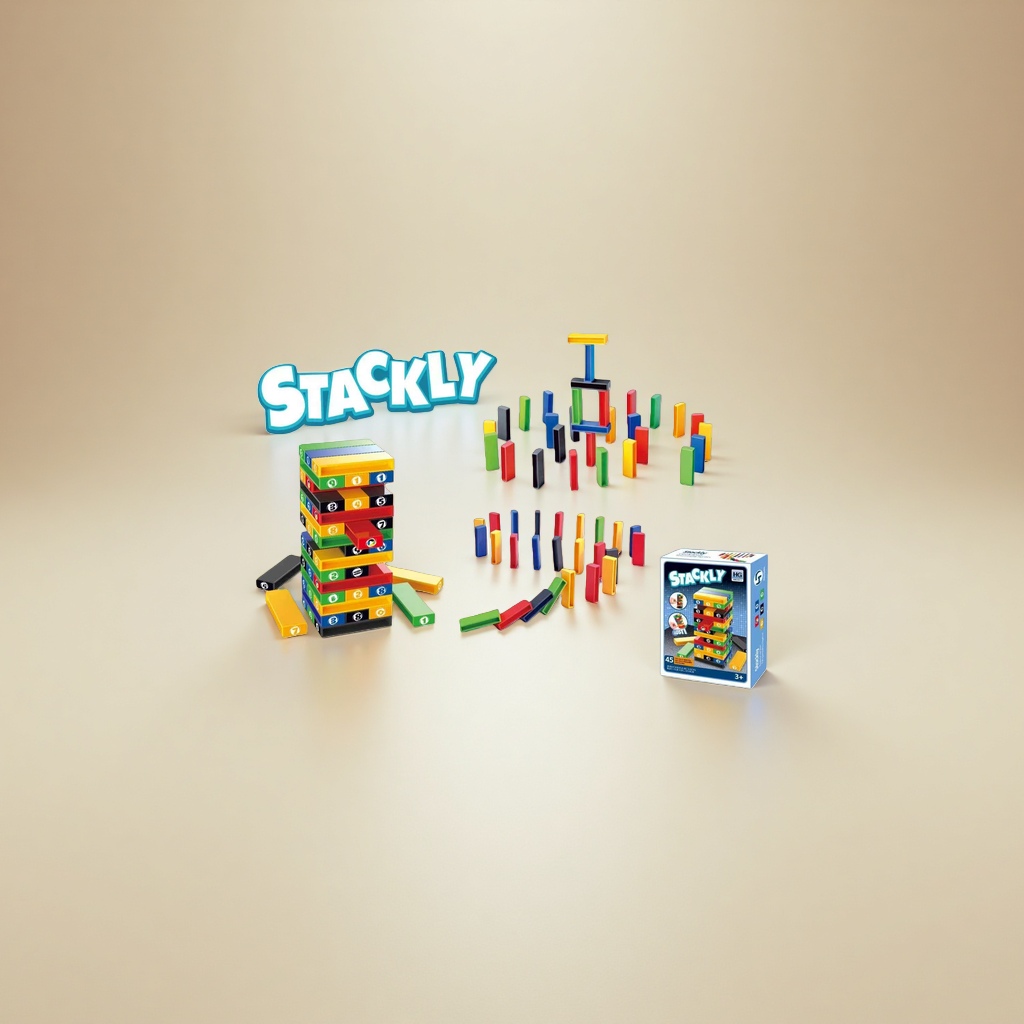 STACKLY building block toy set: Creative Building and educational toys for boys and girls details Picture