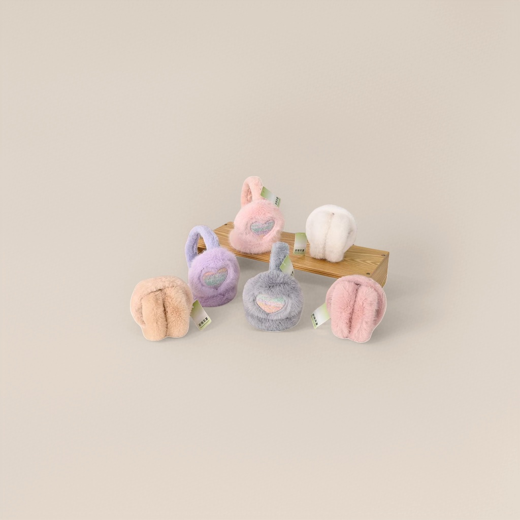 Thickened plush ear muffs for warmth, suitable for both men and women, winter ear protection Application Scenario