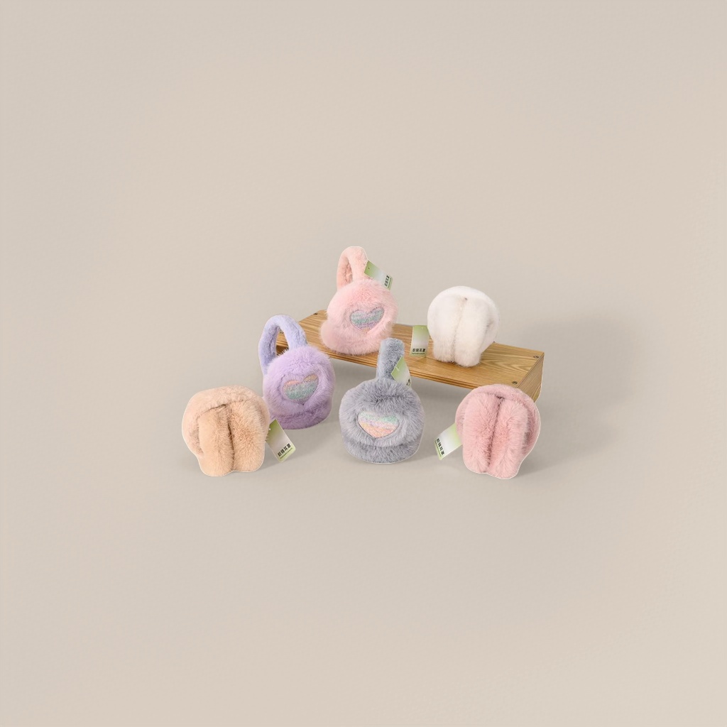 Thickened plush ear muffs for warmth, suitable for both men and women, winter ear protection Specification image