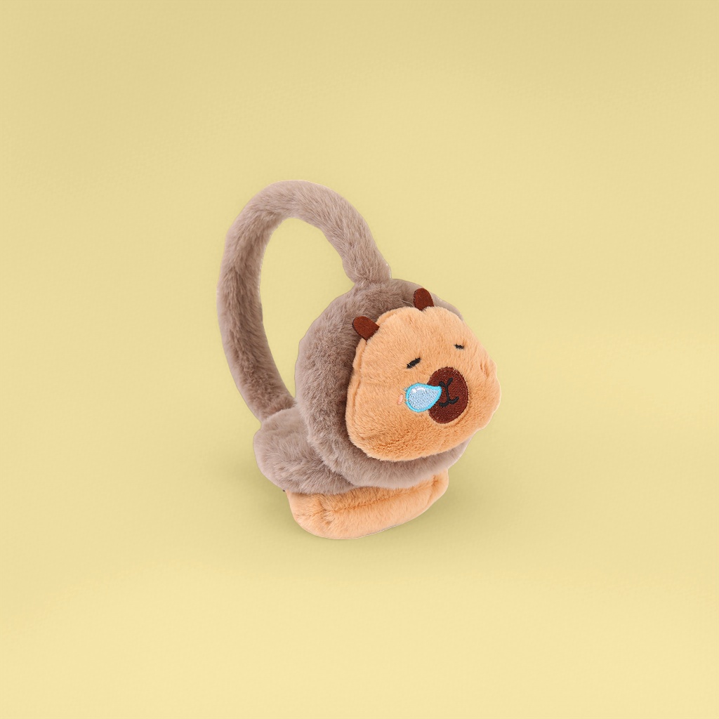 Plush toy ear muffs are warm and cute. Plush ear muffs keep you warm in winter. 123122614 details Picture