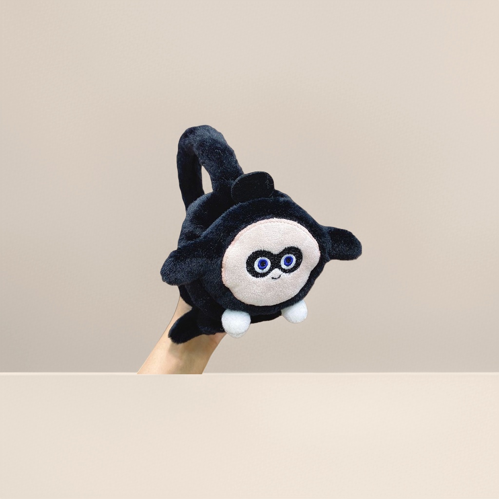 Thickened plush toy ear cups with rabbit fur imitation, soft ear protection for children and students Application Scenario