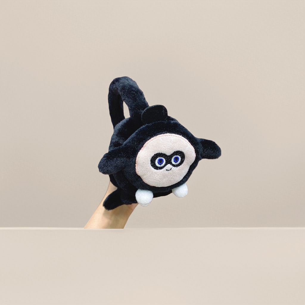 Thickened plush toy ear cups with rabbit fur imitation, soft ear protection for children and students Specification image