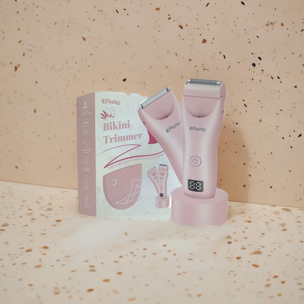 粉色电动剃毛器+ENSSU Bikini Trimmer细节图