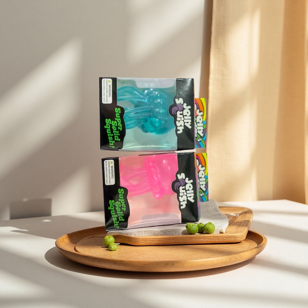 Jelly Squish Super Solid Squishy解压玩具 可爱软胶捏捏乐