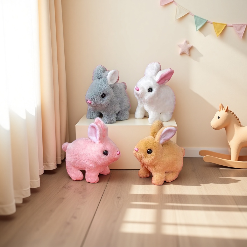 毛绒玩具+兔子细节图