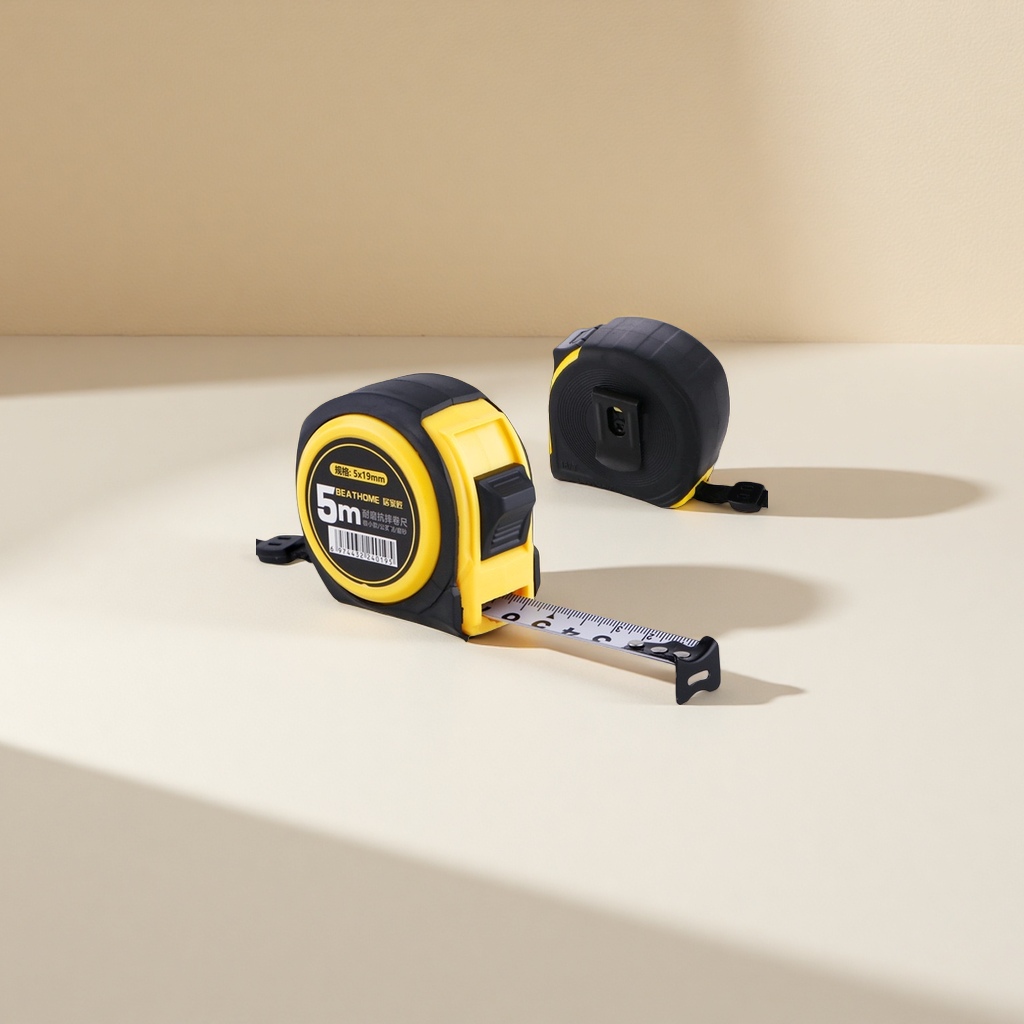 5-meter thickened anti-drop and wear-resistant steel tape measure, household tape measure for engineering surveying Specification image