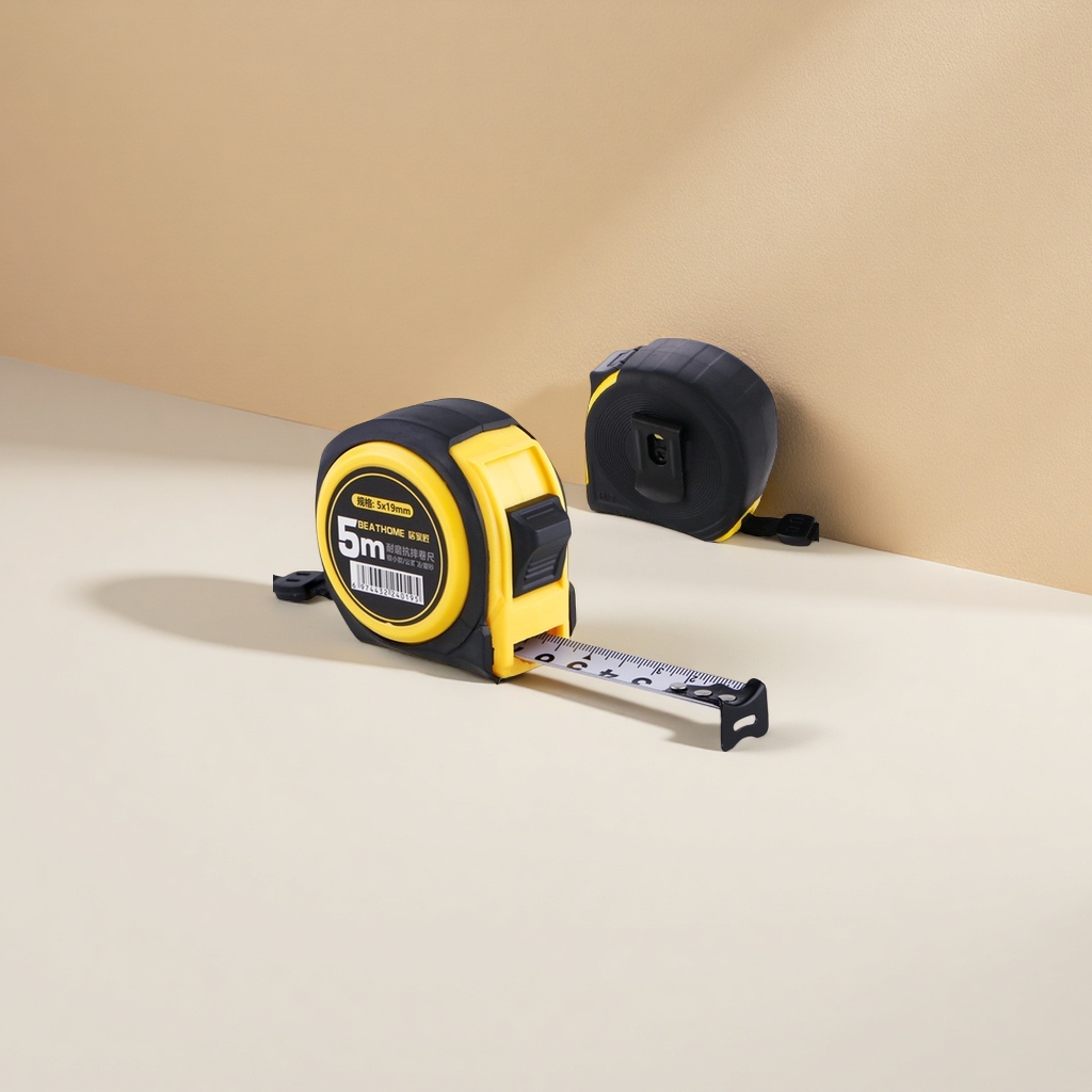 5-meter thickened anti-drop and wear-resistant steel tape measure, household tape measure for engineering surveying Application Scenario