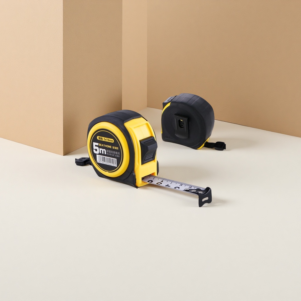 5-meter thickened anti-drop and wear-resistant steel tape measure, household tape measure for engineering surveying