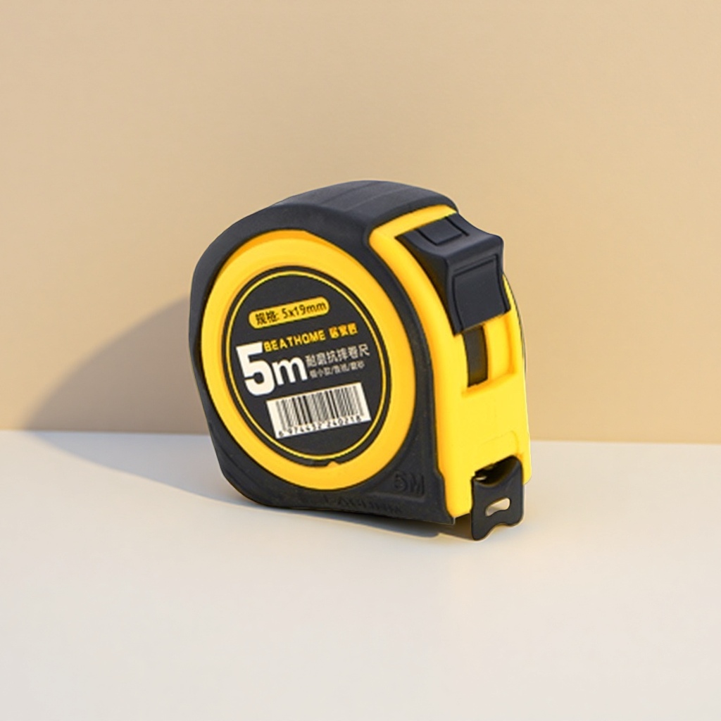 5-meter thickened anti-drop steel tape measure for engineering measurement, household tape measure with precise scale Application Scenario