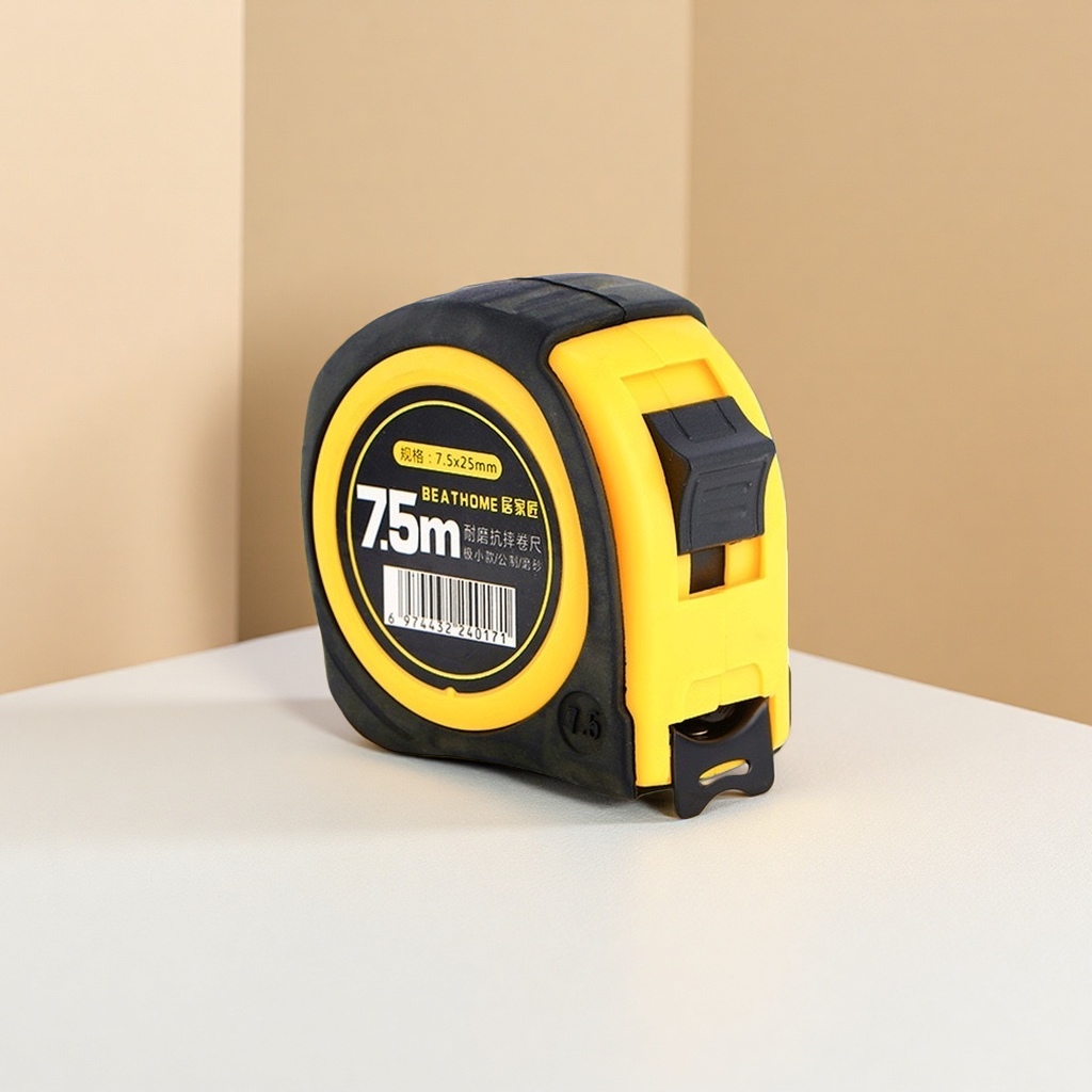 Thickened anti-drop steel tape measure, 5-meter engineering surveying household precision scale tape measure