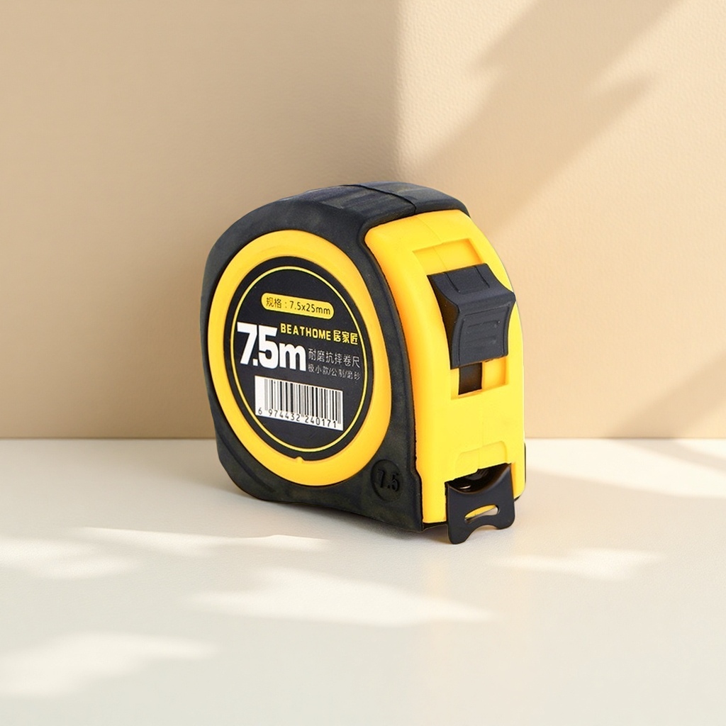 Thickened anti-drop steel tape measure, 5-meter engineering surveying household precision scale tape measure details Picture