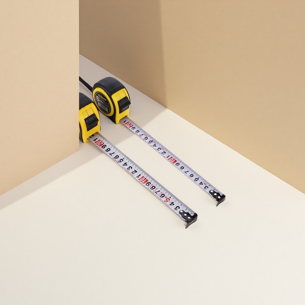 High-quality steel tape measure, 5-meter thickened anti-drop and wear-resistant steel tape measure