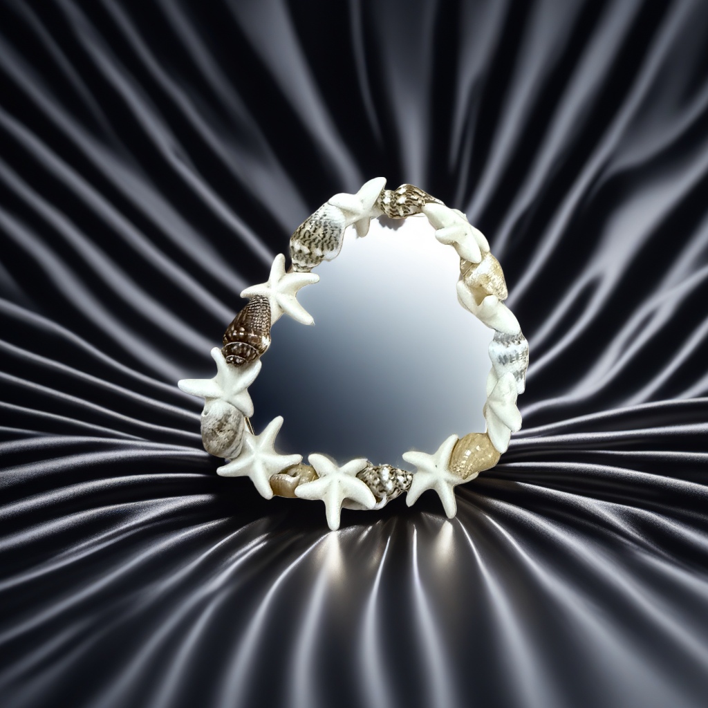 Starfish and shell bracelet: A light luxury jewelry with natural shell and starfish elements Specification image