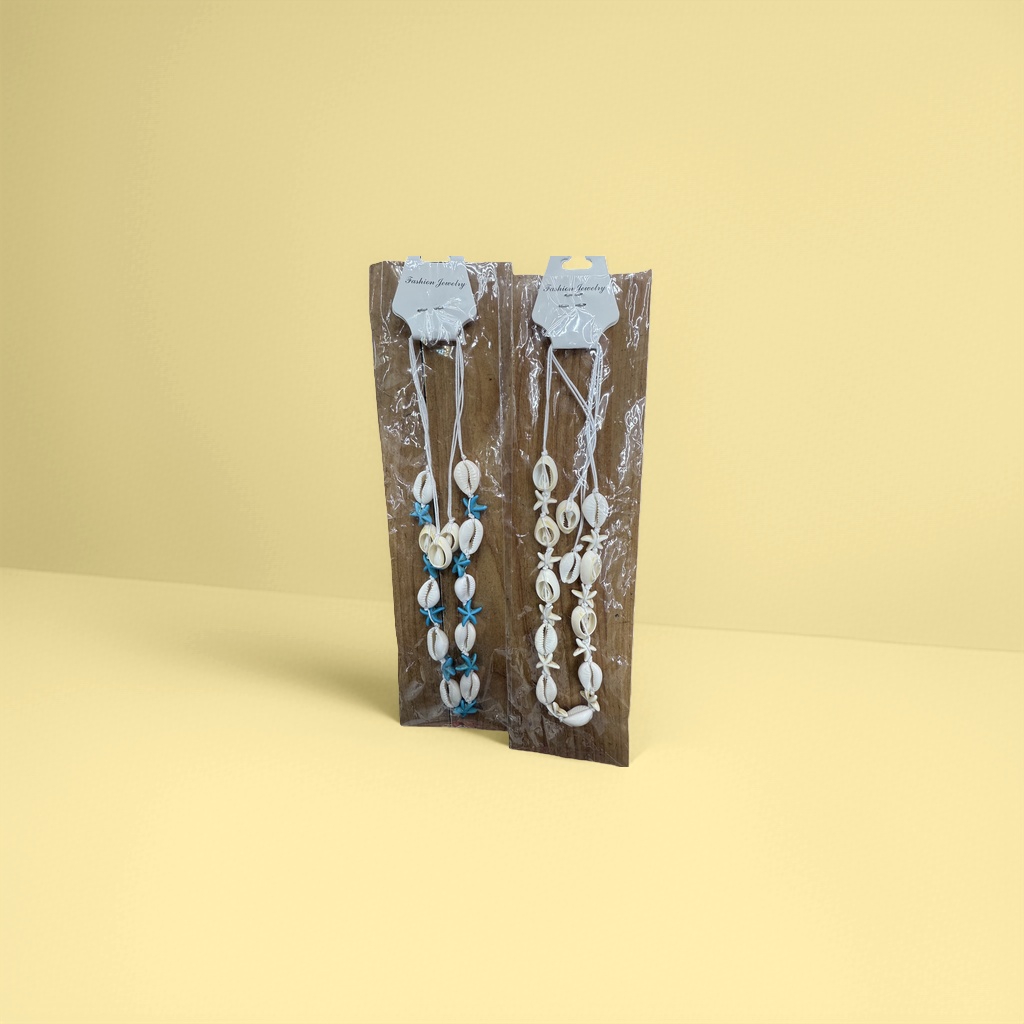 Natural shell necklace, a simple ocean-style ladies' accessory Application Scenario