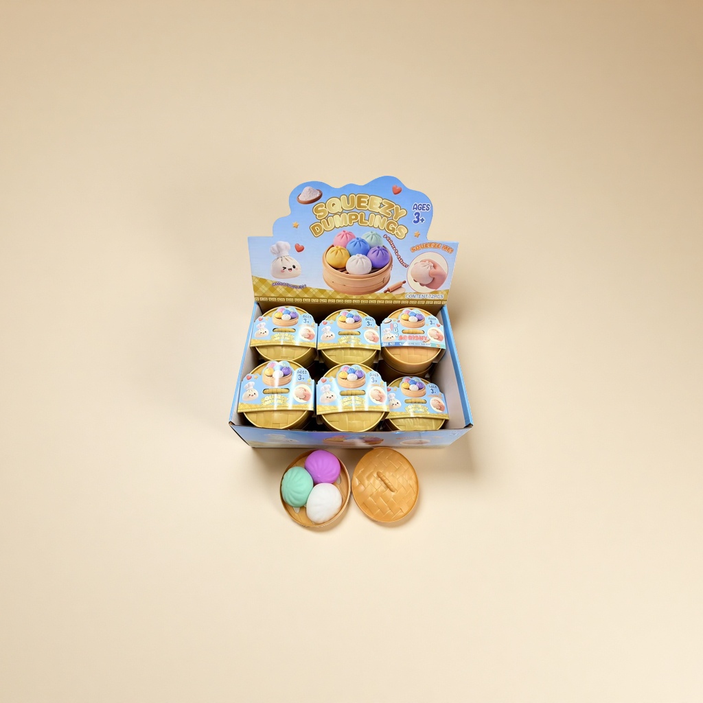 Squeezy Dumplings squeeze toys relieve stress squeeze fun simulation dumpling toys