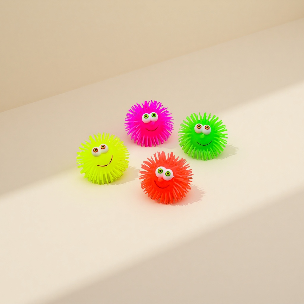 Colorful burr balls are children's educational toys, soft and safe to hold, training and early education products details Picture