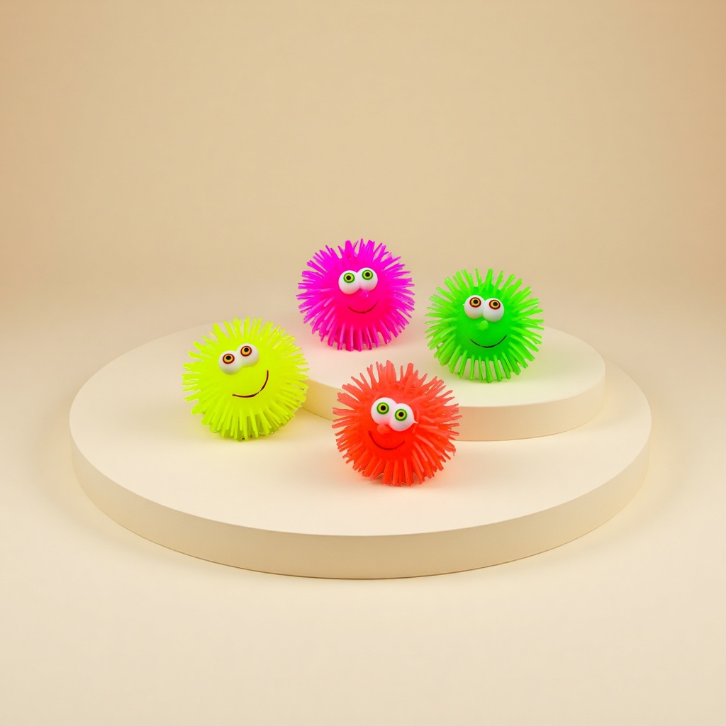 Colorful burr balls are children's educational toys, soft and safe to hold, training and early education products