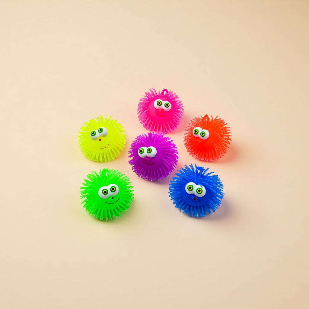 Colorful plush balls, children's educational toys, soft and safe early education grasping toys Application Scenario