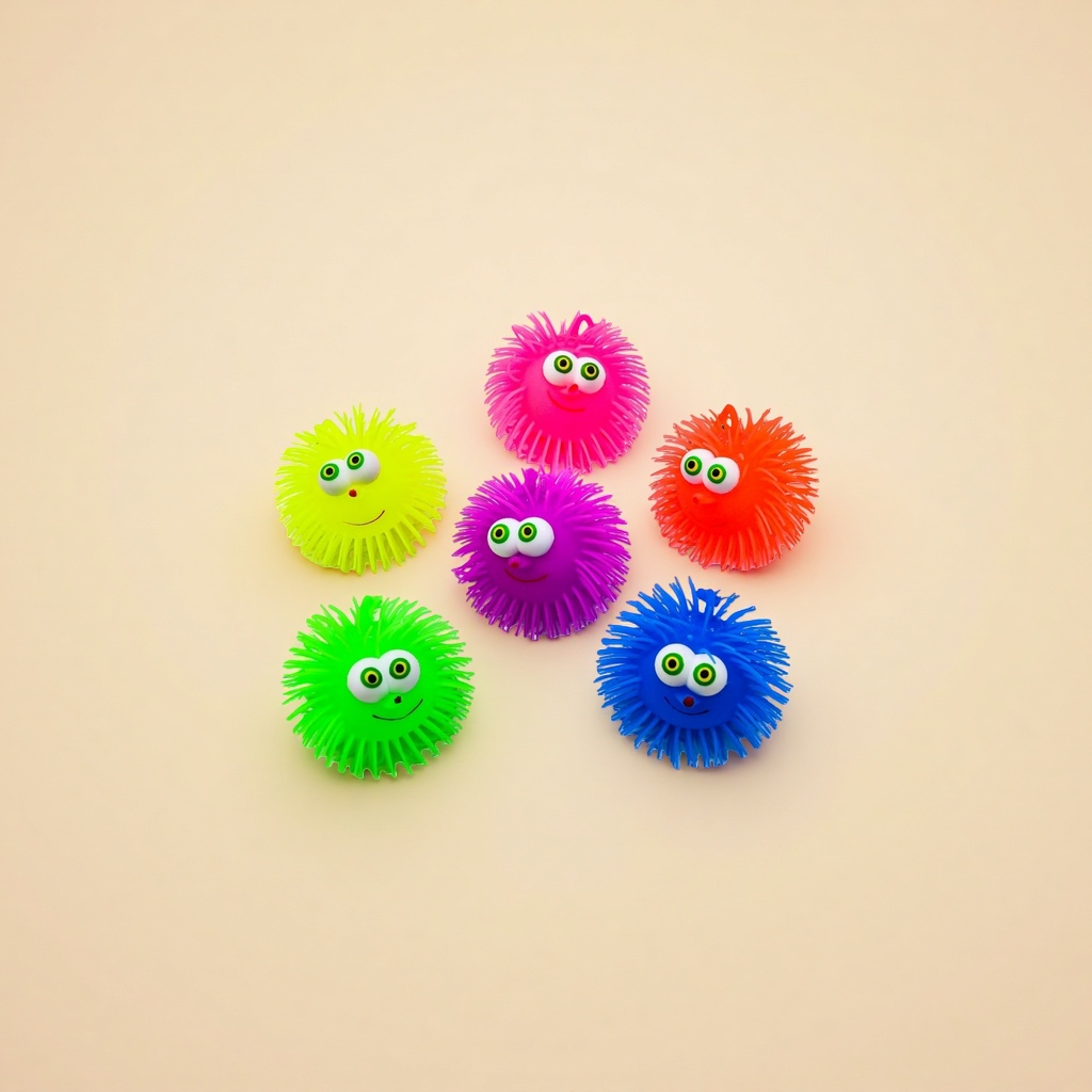 Colorful plush balls, children's educational toys, soft and safe early education grasping toys details Picture