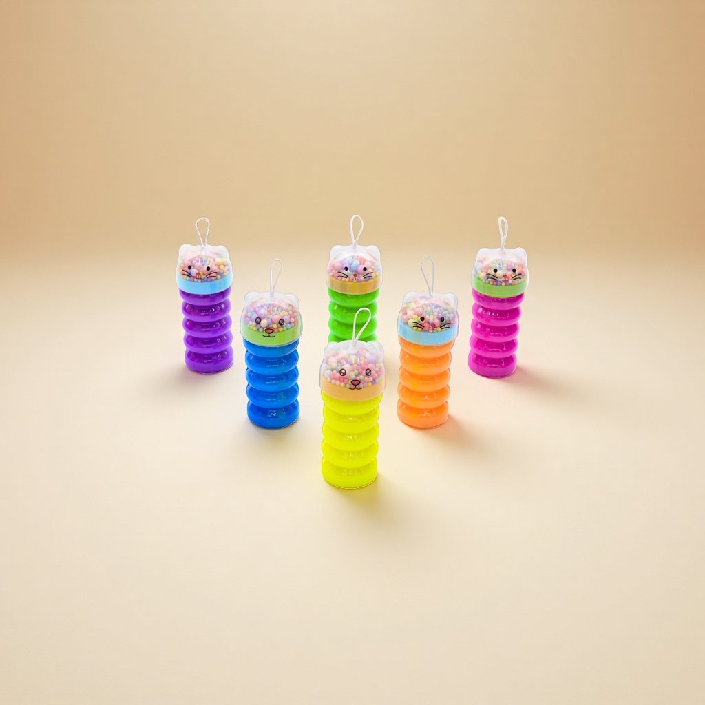 Colorful spring toys, children's educational and stress-relieving jumping spiral twist rods