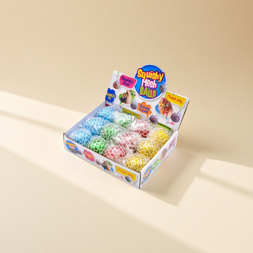 Squishy Mesh Balls Stress-relieving toys, mesh elastic balls, indoor leisure stress-relieving items