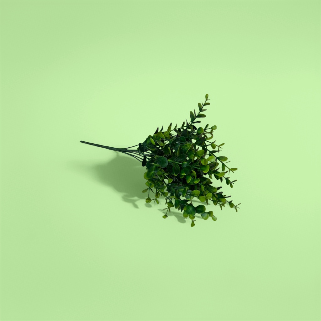 Green artificial plant potted plants for indoor decoration, artificial green plants, living room, balcony and home ornaments Specification image