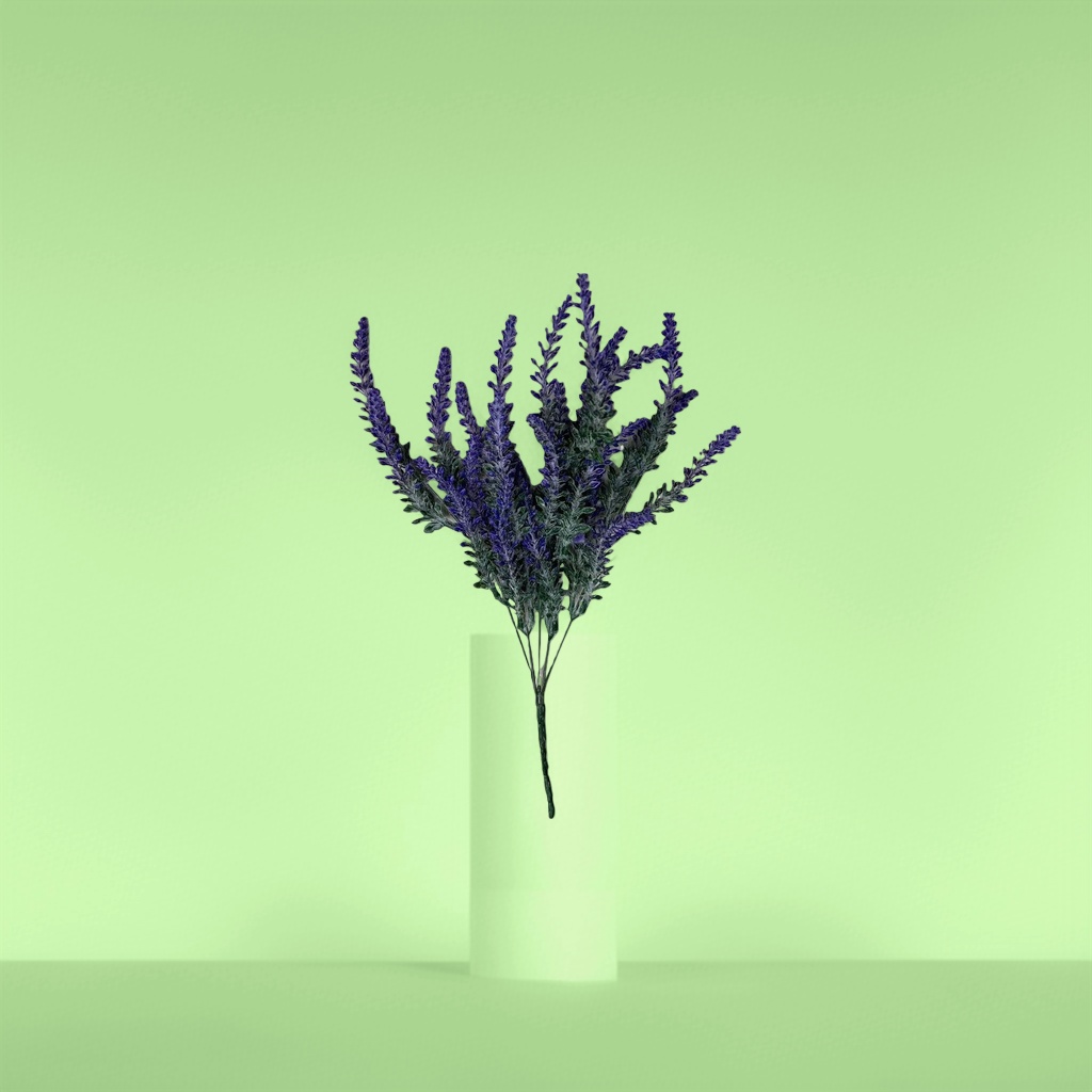 Purple lavender dried flower bouquet, indoor decoration, fragrance, gift packaging, exquisite Specification image