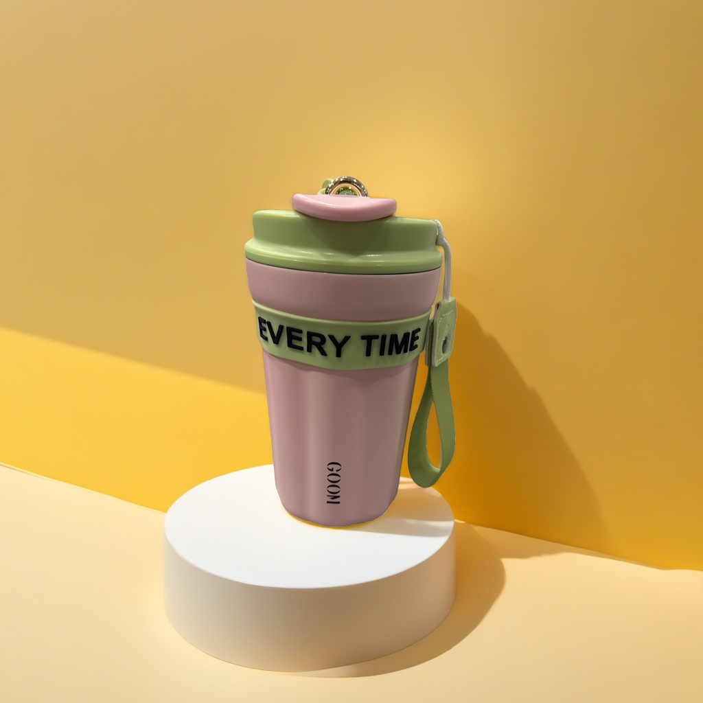 Pink insulated cup, 304 stainless steel vacuum insulated portable water cup, 500ml Application Scenario