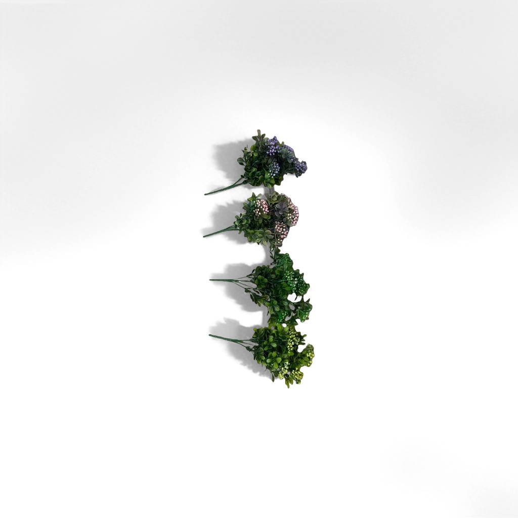 Simulated silk fabric artificial flower bouquets, living room decorative items, Nordic-style home green plants details Picture
